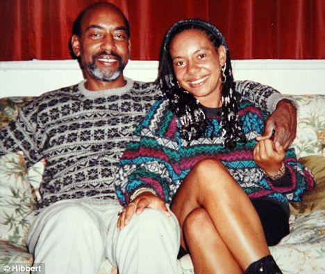 Oona King in 1987 with her father who is African American